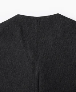 New Black & White Striped Tweed Vest Waistcoats