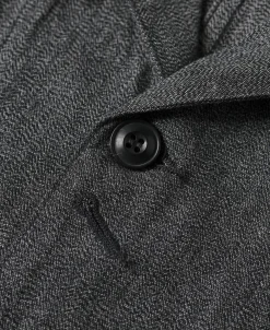 Clearance Black Chambray Work Jacket Jackets&coats