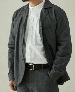 Clearance Black Chambray Work Jacket Jackets&coats