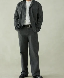 Clearance Black Chambray Work Jacket Jackets&coats