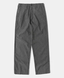 Sale Black Chambray Work Pants Pants&trousers