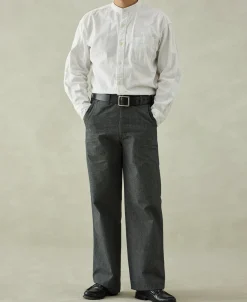 Sale Black Chambray Work Pants Pants&trousers