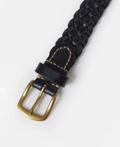 Best Braided Leather Belt - Black Belts