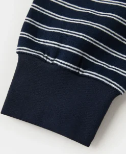 Online Breton Striped Henley Long Sleeve T-Shirt - Navy/White Henleys | Long Sleeve T-Shirts