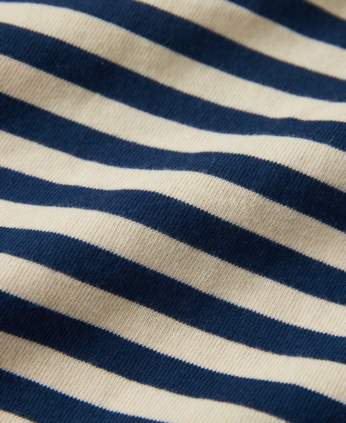 Discount Breton Striped Henley Long Sleeve T-Shirt - Blue/Apricot Henleys | Long Sleeve T-Shirts