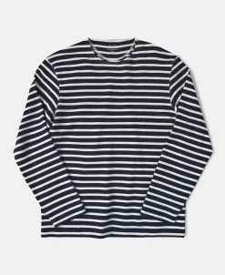 Clearance Breton Striped Jersey Long Sleeve T-Shirt Long Sleeve T-Shirts | T-shirts