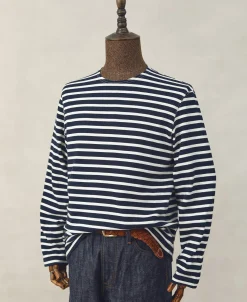 Clearance Breton Striped Jersey Long Sleeve T-Shirt Long Sleeve T-Shirts | T-shirts