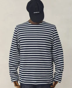 Clearance Breton Striped Jersey Long Sleeve T-Shirt Long Sleeve T-Shirts | T-shirts