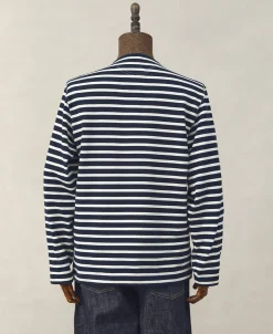 Clearance Breton Striped Jersey Long Sleeve T-Shirt Long Sleeve T-Shirts | T-shirts