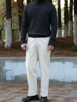 Online British Army 12 oz Wide Leg Fit Chino Trousers Pants&trousers