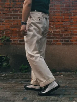 Online British Army 12 oz Wide Leg Fit Chino Trousers Pants&trousers