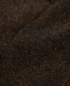 Online British Retro Brown Tweed Double Pleated Trousers Pants&trousers
