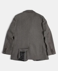 Discount Brown Herringbone Tweed Blazer Jackets&coats