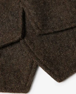 Fashion Brown Tweed Hunting Vest Waistcoats