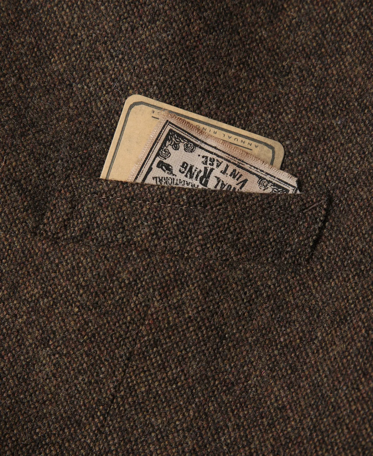 Fashion Brown Tweed Hunting Vest Waistcoats