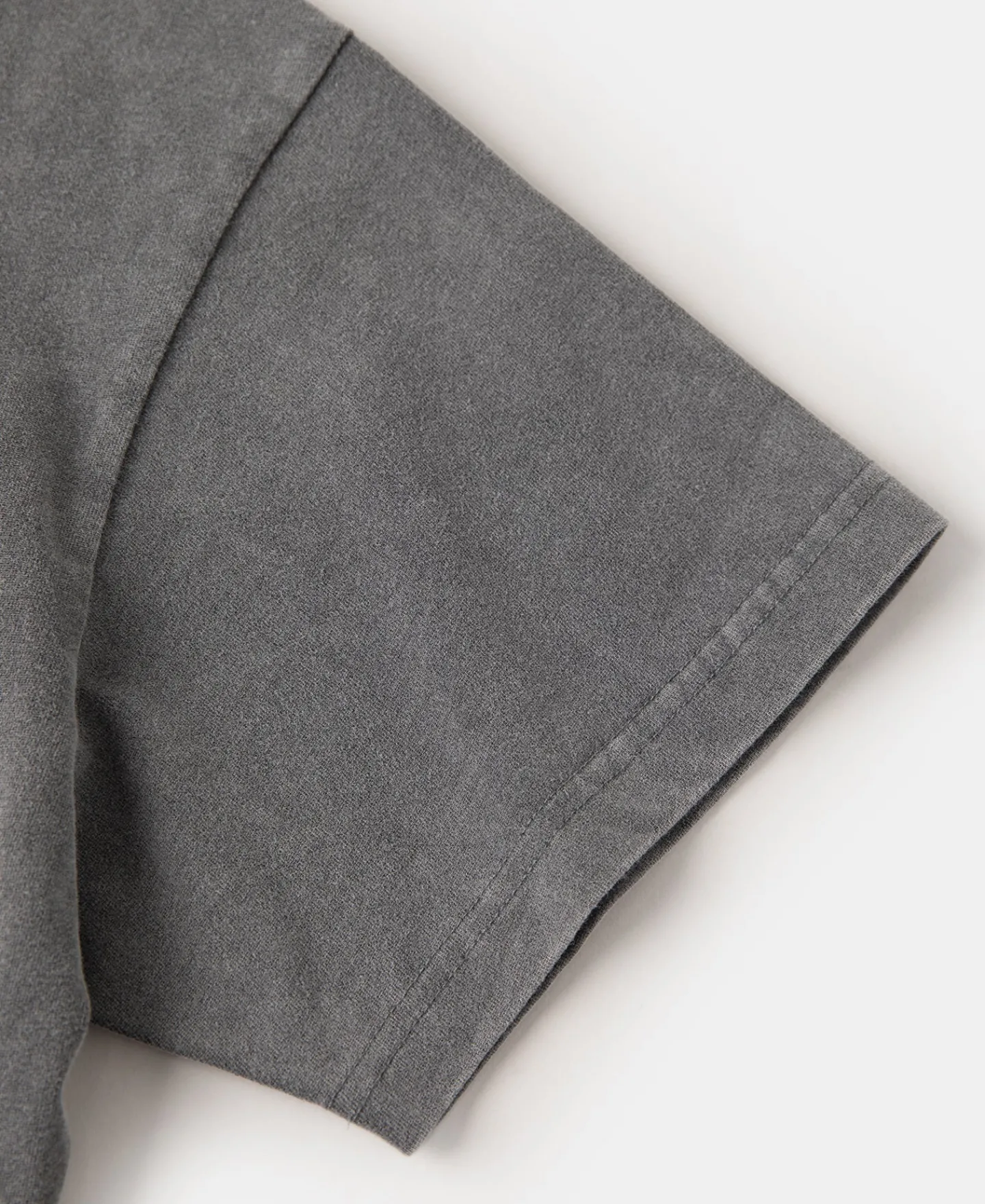 Sale Brushed Texture Layered T-Shirt - Dark Gray Short Sleeve T-Shirts | T-shirts