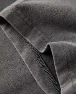 Sale Brushed Texture Layered T-Shirt - Dark Gray Short Sleeve T-Shirts | T-shirts