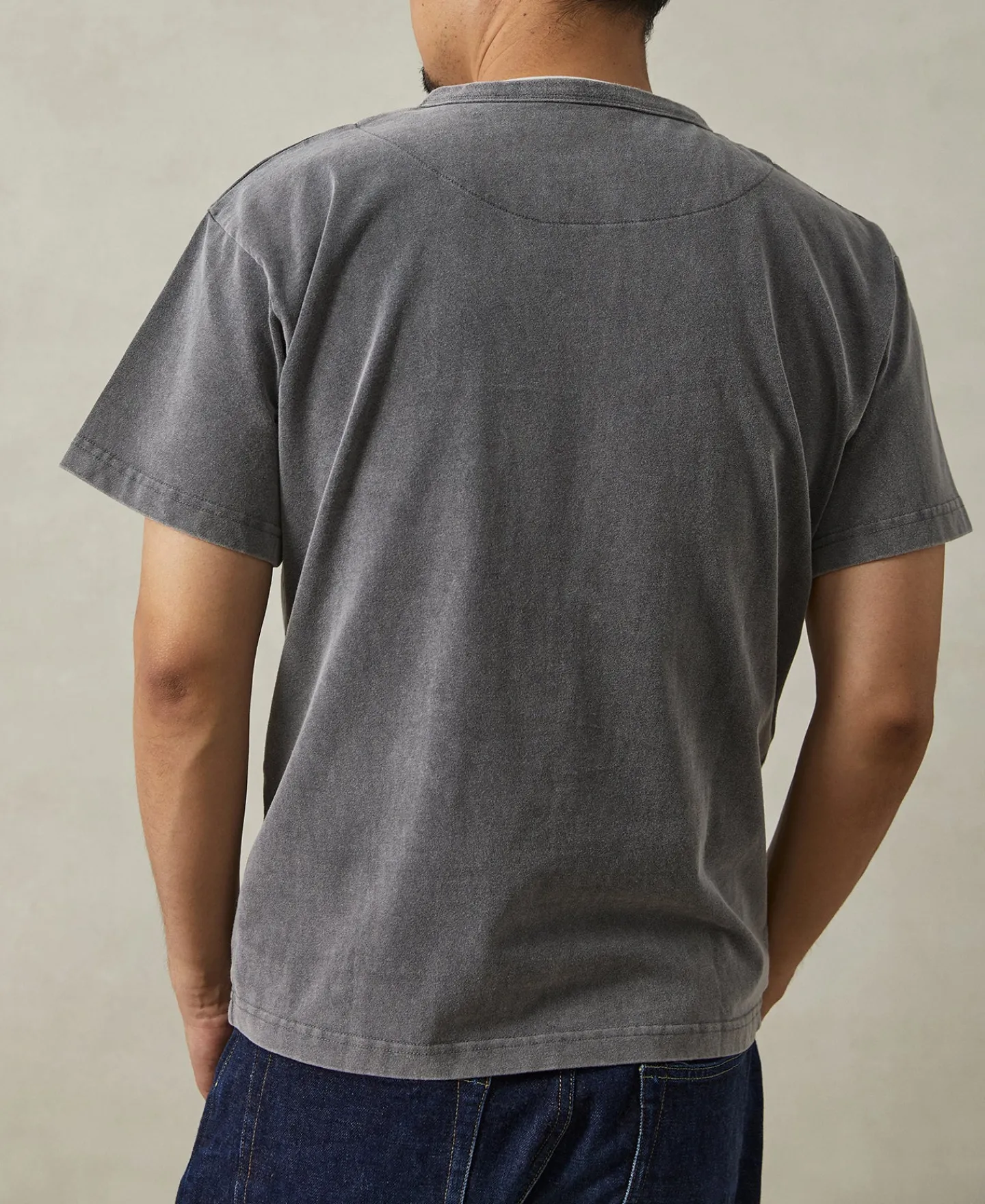 Sale Brushed Texture Layered T-Shirt - Dark Gray Short Sleeve T-Shirts | T-shirts