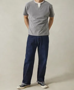 Online Brushed Texture Layered T-Shirt - Light Gray Short Sleeve T-Shirts | T-shirts
