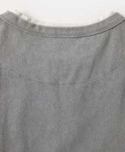 Online Brushed Texture Layered T-Shirt - Light Gray Short Sleeve T-Shirts | T-shirts