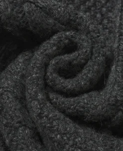 Fashion Cable Knit Round Collar Cardigan - Dark Gray Knitwear&sweaters