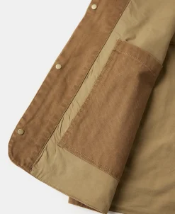 Clearance Canvas Work Vest - Brown Waistcoats