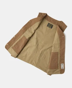 Clearance Canvas Work Vest - Brown Waistcoats