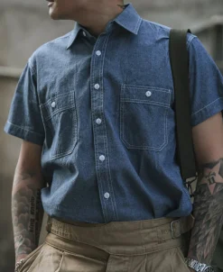 Best Chambray Short Sleeve Work Shirt Short Sleeve Shirts | Shirts
