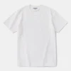 Hot Classic Fit 7.4 oz Jersey Crewneck Tubular T-Shirt - White Short Sleeve T-Shirts | T-shirts