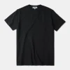 Hot Classic Fit 7.4 oz Jersey Crewneck Tubular T-Shirt - Black Short Sleeve T-Shirts | T-shirts