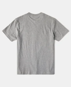 Best Classic Fit 7.4 oz Jersey Crewneck Tubular T-Shirt - Gray Short Sleeve T-Shirts | T-shirts