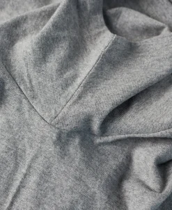 Best Classic Fit 7.4 oz Jersey Crewneck Tubular T-Shirt - Gray Short Sleeve T-Shirts | T-shirts