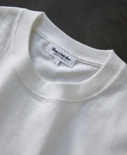 Hot Classic Fit 7.4 oz Jersey Crewneck Tubular T-Shirt - White Short Sleeve T-Shirts | T-shirts