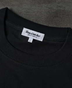 Hot Classic Fit 7.4 oz Jersey Crewneck Tubular T-Shirt - Black Short Sleeve T-Shirts | T-shirts