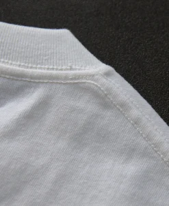 Hot Classic Fit 7.4 oz Jersey Crewneck Tubular T-Shirt - White Short Sleeve T-Shirts | T-shirts