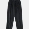 Outlet Classic Fit Corduroy Pull-On Trousers - Black Pants&trousers