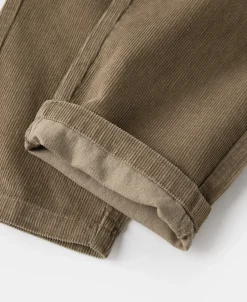 Hot Classic Fit Corduroy Pull-On Trousers - Khaki Pants&trousers