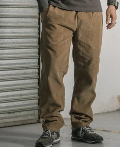 Hot Classic Fit Corduroy Pull-On Trousers - Khaki Pants&trousers