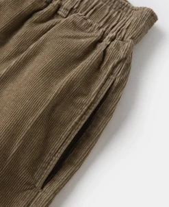 Hot Classic Fit Corduroy Pull-On Trousers - Khaki Pants&trousers