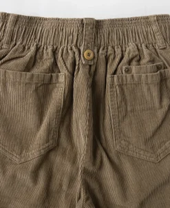 Hot Classic Fit Corduroy Pull-On Trousers - Khaki Pants&trousers