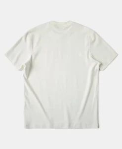 Best Classic Fit Cotton and Modal-Blend T-Shirt - White Short Sleeve T-Shirts | T-shirts