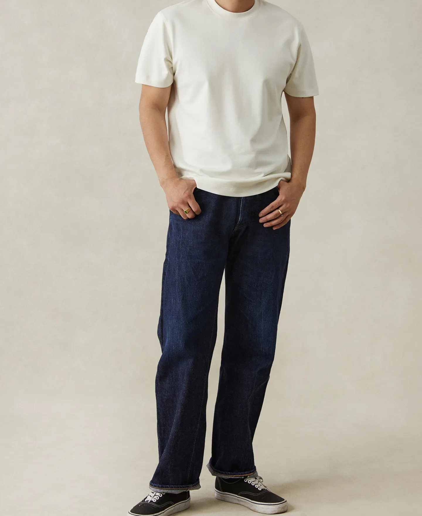 Best Classic Fit Cotton and Modal-Blend T-Shirt - White Short Sleeve T-Shirts | T-shirts