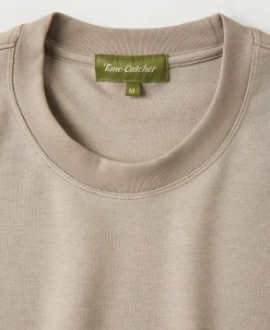 Hot Classic Fit Cotton and Modal-Blend T-Shirt - Light Coffee Short Sleeve T-Shirts | T-shirts