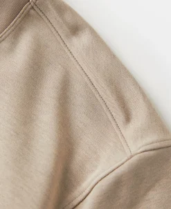 Hot Classic Fit Cotton and Modal-Blend T-Shirt - Light Coffee Short Sleeve T-Shirts | T-shirts