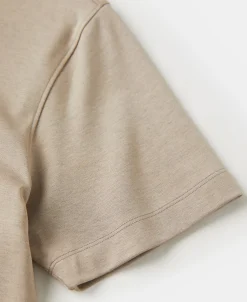 Hot Classic Fit Cotton and Modal-Blend T-Shirt - Light Coffee Short Sleeve T-Shirts | T-shirts