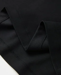 Online Classic Fit Cotton and Modal-Blend T-Shirt - Black Short Sleeve T-Shirts | T-shirts
