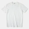 Sale Classic Fit Loopwheel Slub Cotton T-Shirt - White Short Sleeve T-Shirts | T-shirts