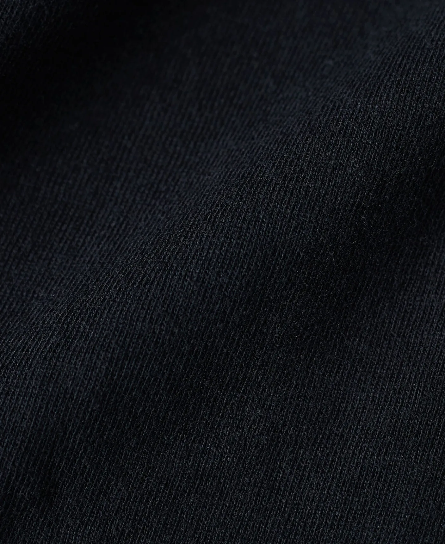 Outlet Classic Fit Loopwheel Slub Cotton T-Shirt - Black Short Sleeve T-Shirts | T-shirts