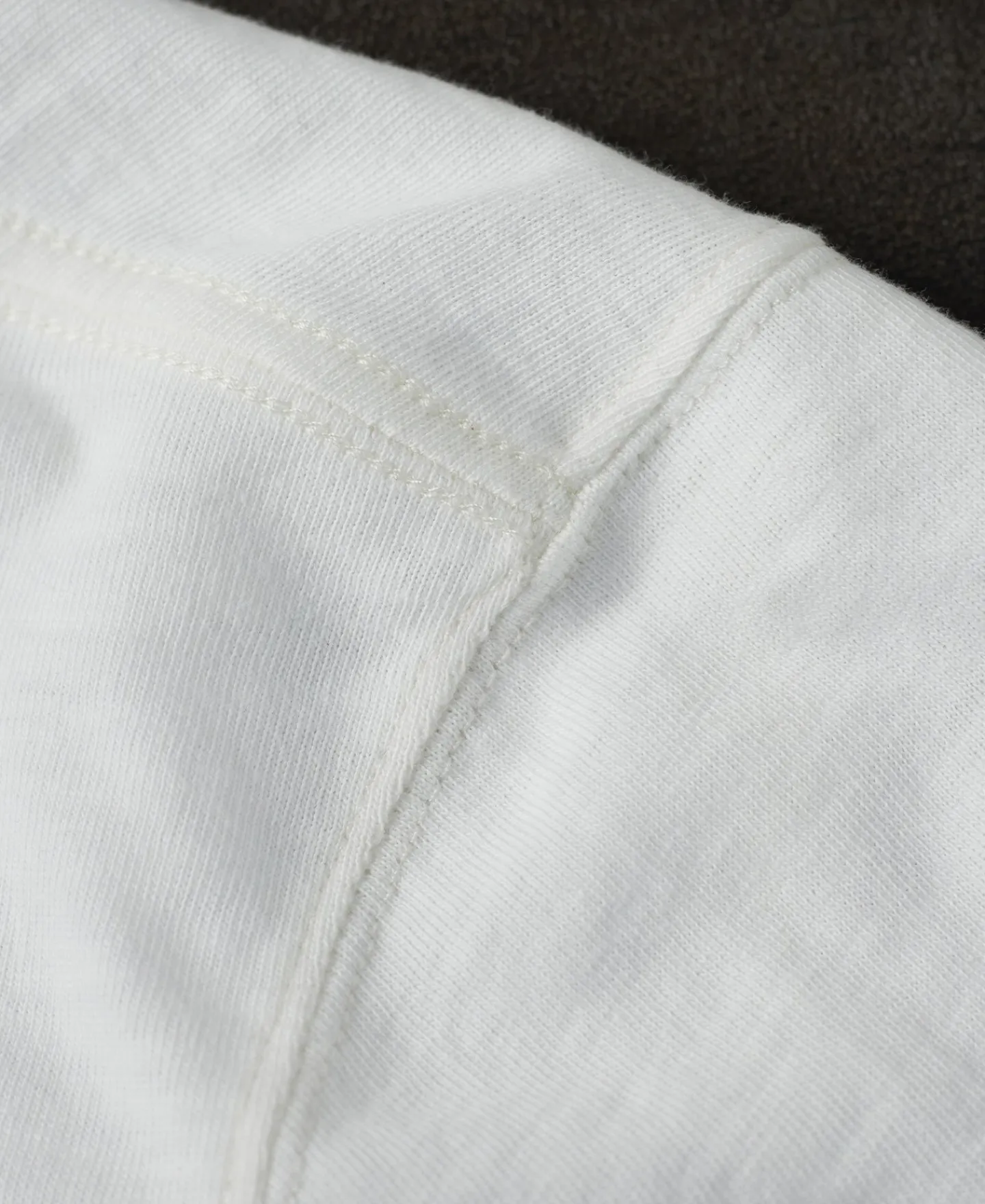 Sale Classic Fit Loopwheel Slub Cotton T-Shirt - White Short Sleeve T-Shirts | T-shirts