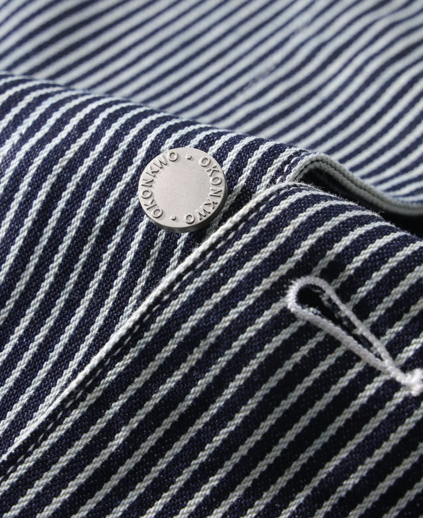 Sale Color Woven Striped Canvas Work Vest Waistcoats